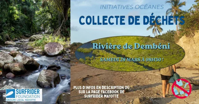 Une collecte citoyenne pour nettoyer la rivière de Dembeni