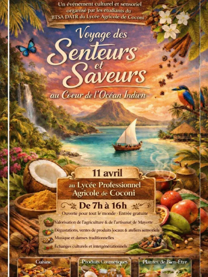 Voyage des saveurs et des senteurs au lycée de Coconi le 11 avril