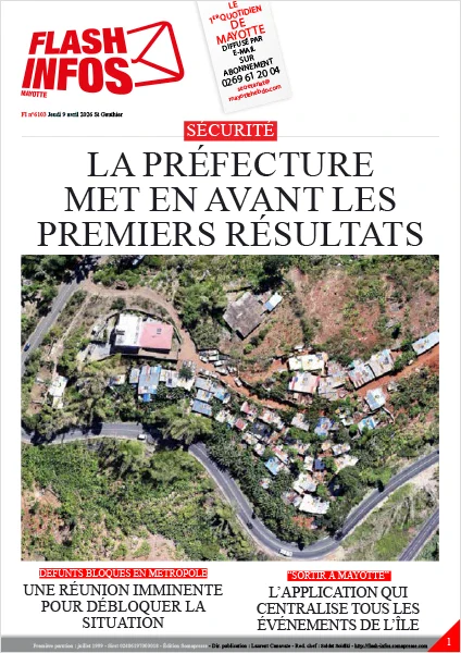 Flash infos Mayotte du Jeudi 9 avril 2026