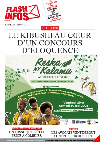 Flash infos Mayotte du Lundi 20 avril 2026