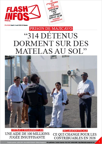 Flash infos Mayotte du Mardi 14 avril 2026