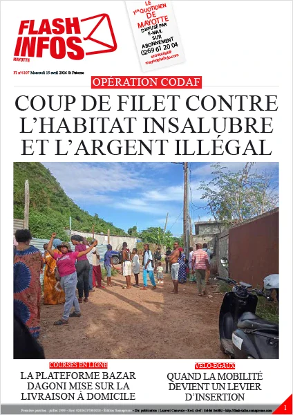Flash infos Mayotte du Mercredi 15 avril 2026