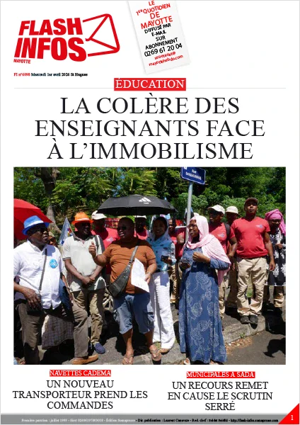 Flash infos Mayotte du Mercredi 1er avril 2026