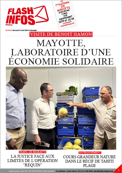 Flash infos Mayotte du Mercredi 22 avril 2026