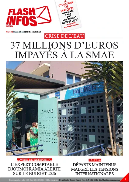 Flash infos Mayotte du Mercredi 8 avril 2026