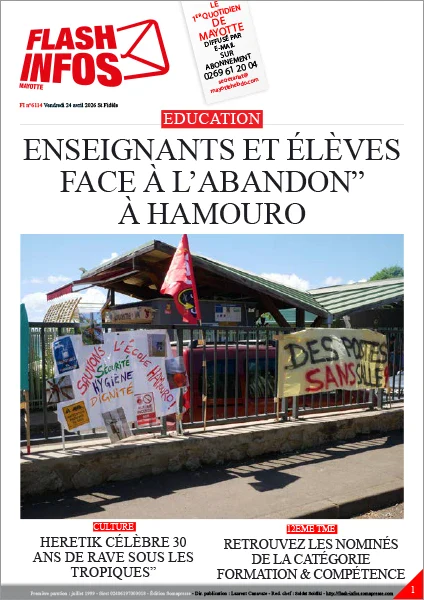 Flash infos Mayotte du Vendredi 24 avril 2026