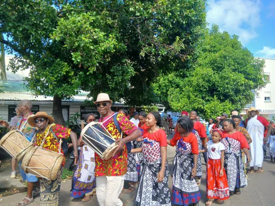 Le carnaval a anim&eacute; les rues de Mamoudzou ce lundi