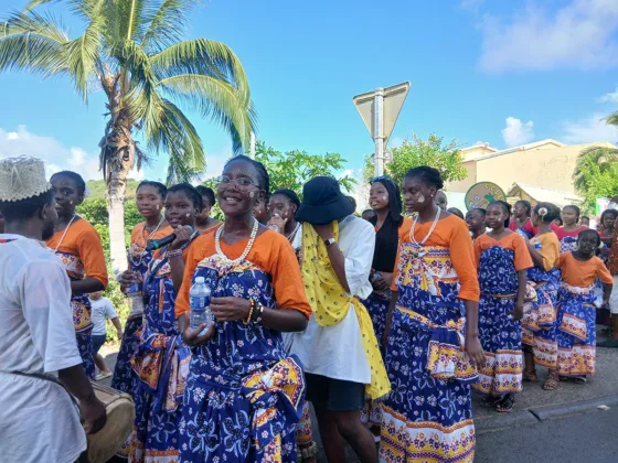 Le carnaval a anim&eacute; les rues de Mamoudzou ce lundi