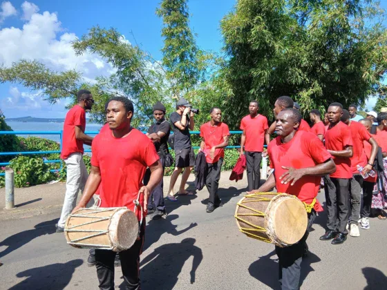 Le carnaval a anim&eacute; les rues de Mamoudzou ce lundi
