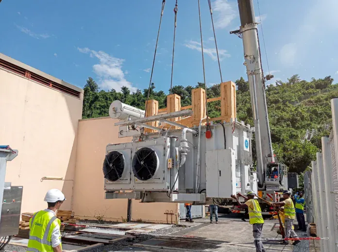 EDM réceptionne un transformateur de secours à Longoni