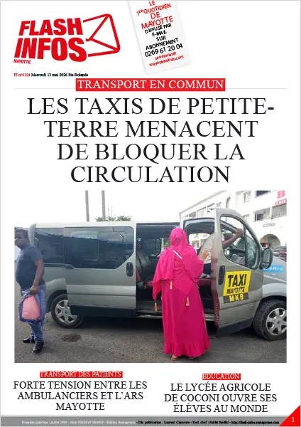 Flash infos Mayotte du Mercredi 13 mai 2026