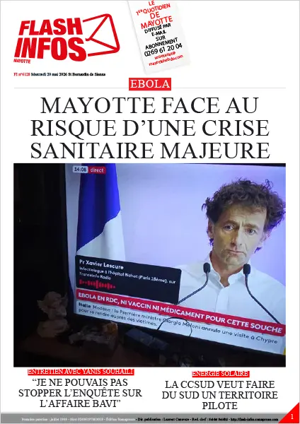 Flash infos Mayotte du Mercredi 20 mai 2026