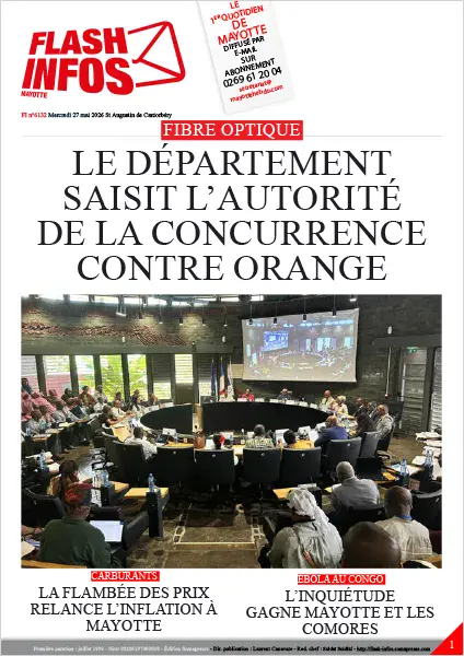 Flash infos Mayotte du Mercredi 27 mai 2026
