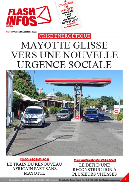 Flash infos Mayotte du Vendredi 15 mai 2026