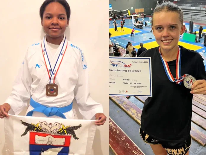 Karaté et kick-boxing mahorais : les sportives Mansara Abdou et Louna Synave s’offrent de nouvelles médailles