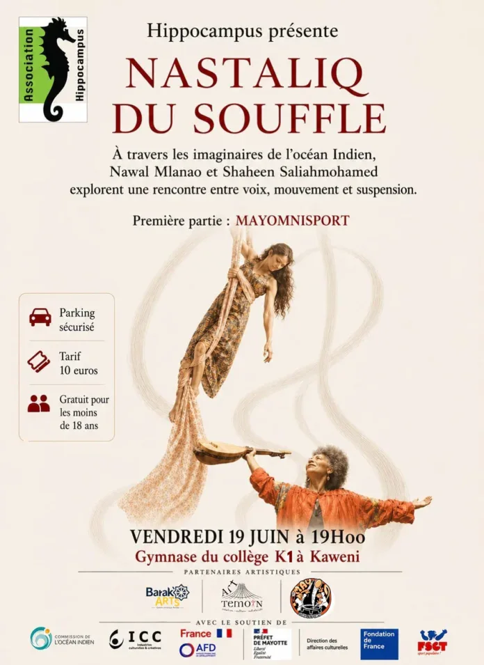 À Kaweni, « Nastaliq du souffle » fait dialoguer arts aériens et musiques de l’océan Indien