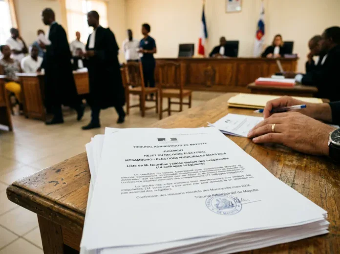 Élections à Mtsamboro : le tribunal confirme la victoire de la liste de M. Nourdine malgré des irrégularités