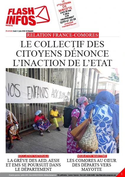 Flash infos Mayotte du Jeudi 11 juin 2026