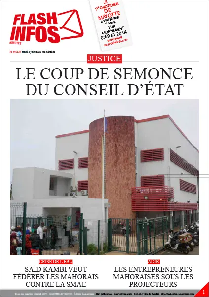 Flash infos Mayotte du Jeudi 4 juin 2026