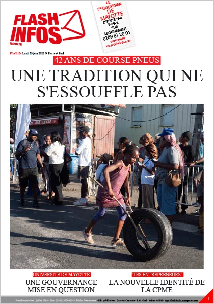 Flash infos Mayotte du Lundi 29 juin 2026