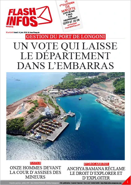 Flash infos Mayotte du Mardi 16 juin 2026