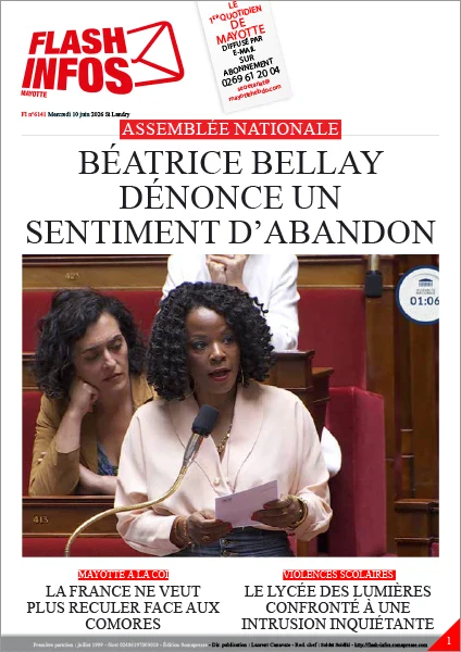 Flash infos Mayotte du Mercredi 10 juin 2026
