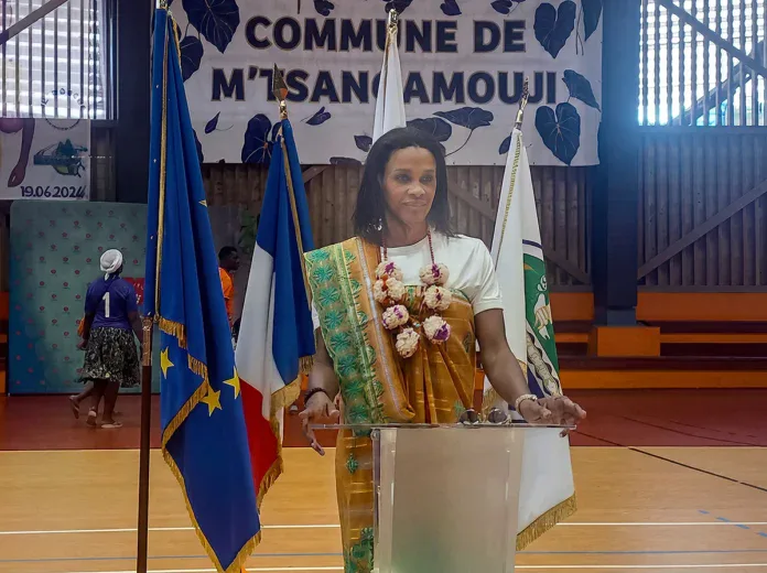Une championne olympique à M’Tsangamouji