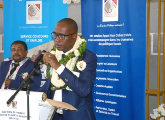Assadillah Abdourahamani élu à l’unanimité à la présidence du Centre de gestion de Mayotte Assadillah Abdourahamani élu à l’unanimité à la présidence du Centre de gestion de Mayotte