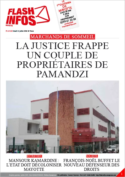 Flash infos Mayotte du Mardi 21 juillet 2026