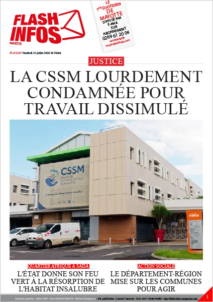 Flash infos Mayotte du Vendredi 10 juillet 2026