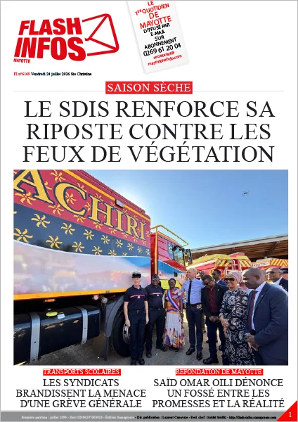 Flash infos Mayotte du Vendredi 24 juillet 2026