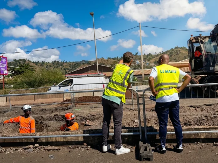 Caribus : trois ans de travaux et une circulation profondément bouleversée à Mamoudzou