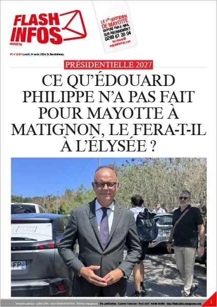 Flash infos Mayotte du Lundi 24 août 2026
