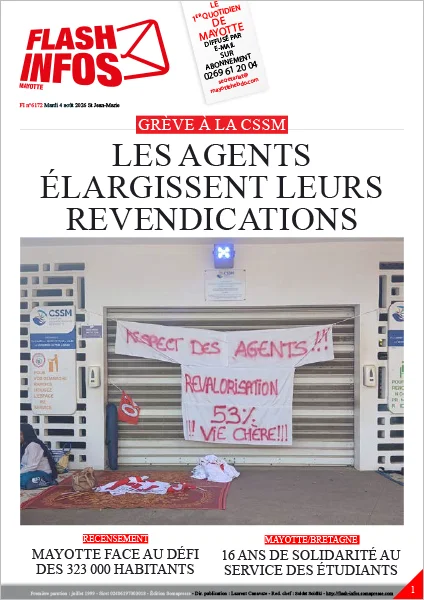 Flash infos Mayotte du Mardi 4 août 2026