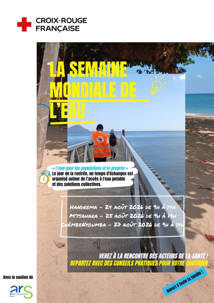 La Croix-Rouge se mobilise pour la Semaine mondiale de l’eau à Mayotte La Croix-Rouge se mobilise pour la Semaine mondiale de l’eau à Mayotte