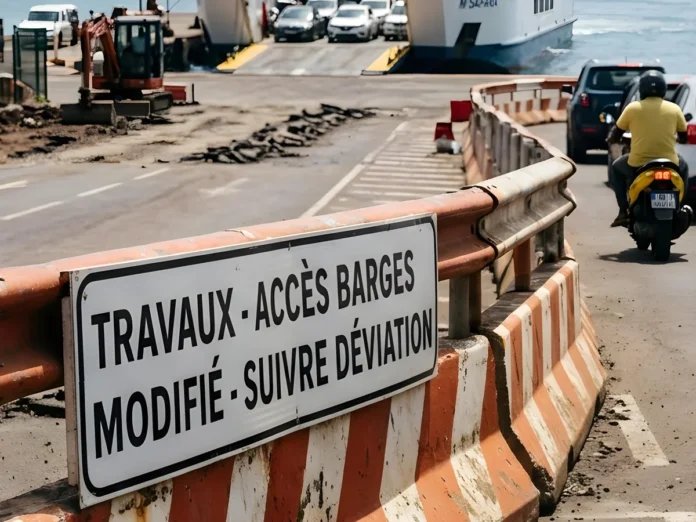 Transport maritime : les accès réaménagés pendant trois semaines