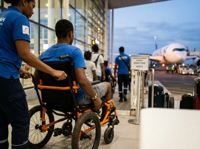 Cinq jeunes adultes en situation de handicap de Mayotte en voyage inclusif dans l’Hexagone