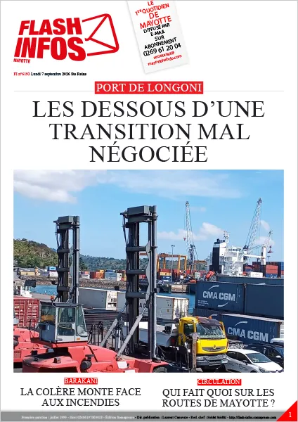 Flash infos Mayotte du Lundi 7 septembre 2026
