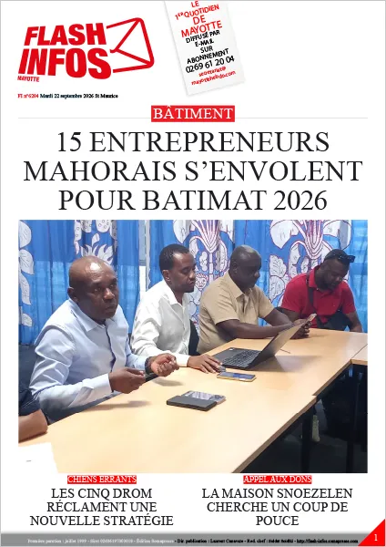 Flash infos Mayotte du Mardi 22 septembre 2026