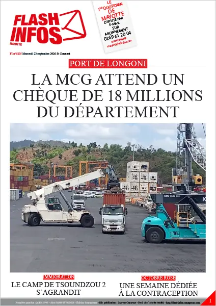 Flash infos Mayotte du Mercredi 23 septembre 2026
