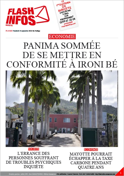 Flash infos Mayotte du Vendredi 18 septembre 2026