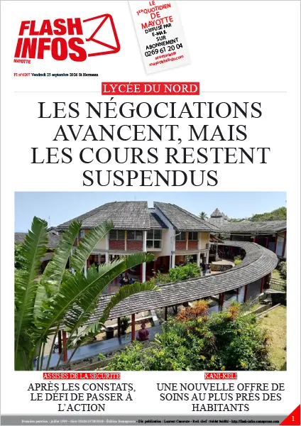 Flash infos Mayotte du Vendredi 25 septembre 2026
