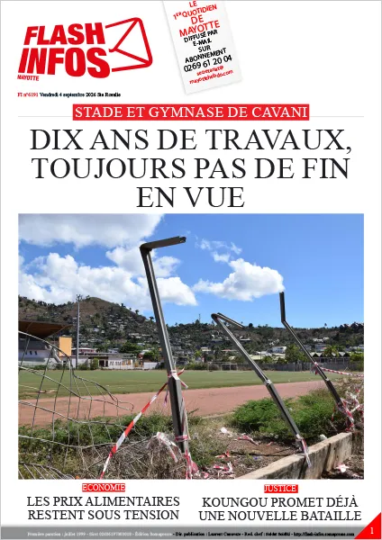 Flash infos Mayotte du Vendredi 4 septembre 2026