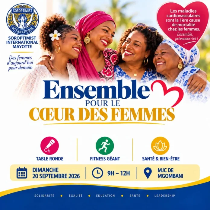 Le Soroptimist Mayotte sensibilise les femmes aux maladies cardiovasculaires