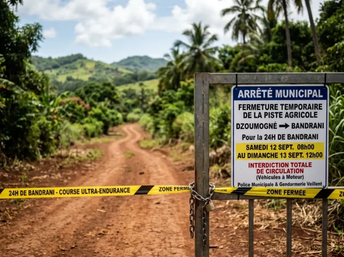 Une piste agricole entre Dzoumogné et Bandrani fermée ce week-end pour les 24H de Bandrani