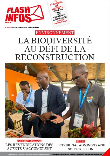 Flash infos Mayotte du Jeudi 1er octobre 2026