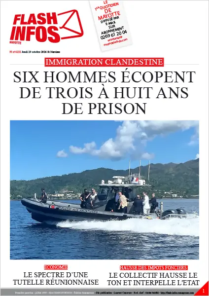 Flash infos Mayotte du Jeudi 29 octobre 2026
