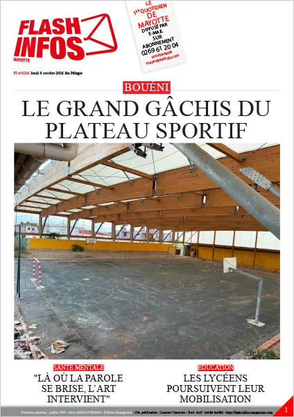Flash infos Mayotte du Jeudi 8 octobre 2026