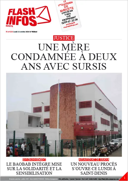 Flash infos Mayotte du Lundi 12 octobre 2026