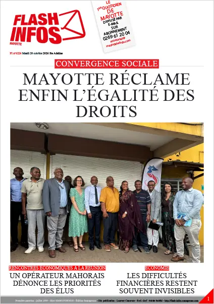 Flash infos Mayotte du Mardi 20 octobre 2026